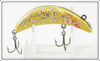 Vintage Eddie Pope & Co Yellow Flash Fishback Lure