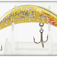 Vintage Eddie Pope & Co Yellow Flash Fishback Lure