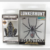 Lunkerhunt Phantom Spider & Lunker Frog Lure Pair