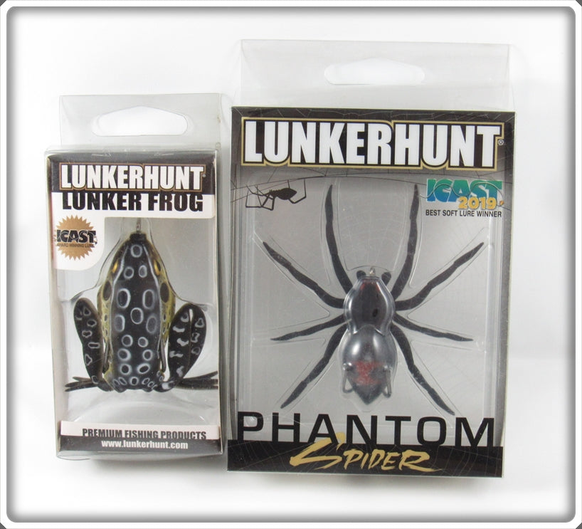 Lunkerhunt Phantom Spider & Lunker Frog Lure Pair