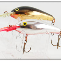 Rapala Silver Chrome & Gold Chrome Fat Rap Pair