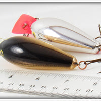 Rapala Silver Chrome & Gold Chrome Fat Rap Pair