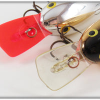 Rapala Silver Chrome & Gold Chrome Fat Rap Pair