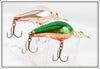 Rapala Silver Chrome & Green Chrome Fat Rap Lure Pair