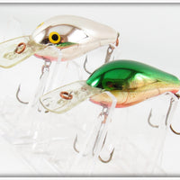 Rapala Silver Chrome & Green Chrome Fat Rap Pair