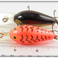 Rapala Red Crawdad & Gold Chrome Fat Rap Pair