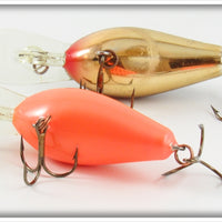 Rapala Red Crawdad & Gold Chrome Fat Rap Pair