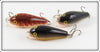 Rapala Crawdad, Silver & Gold Shallow Fat Rap SFR-5 Lot Of Three