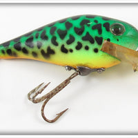 Heddon Fluorescent Green Crawdad Timber Rattler With Card