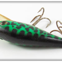 Heddon Fluorescent Green Crawdad Timber Rattler With Card