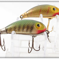 Wright & McGill Perch & Gold Scale Miracle Minnow Pair