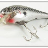 Heddon Nickel Black Shiner Timber Rattler