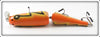 The Chautauqua Bait Co Orange Bolt Musky Minnow In Box