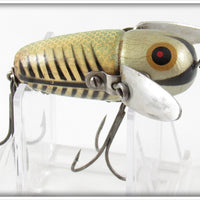 Vintage Heddon Silver Shore Crazy Crawler Lure