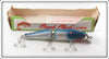 Vintage Creek Chub Blue Flash Jointed Pikie Lure In Box Bottom 2634 W