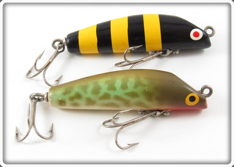 boone spinana fishing lure Boone Bait Co Yellow Jacket & Crappie Spinana Lure Pair For Sale