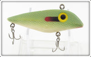 Vintage Fred Arbogast Green Shad Chatter Chub Lure