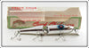 Vintage Creek Chub Chrome Jointed Pikie Lure In Box 2640 P