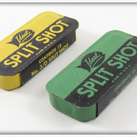 Ideal Yellow & Green Split Shot Tin Pair