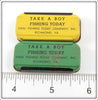 Ideal Yellow & Green Split Shot Tin Pair