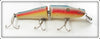 Vintage Creek Chub Rainbow Jointed Pikie Lure 2608