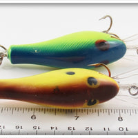 Poe's Chartreuse/Blue & Chartreuse/Brown Super Cedar Pair