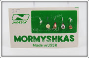 Vintage Mormyshkas Made In USSR Ice Jigs On Card