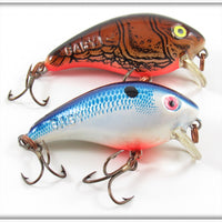 Mann's Brown Crawfish & Blue Shad Baby 1 Minus Lure Pair 