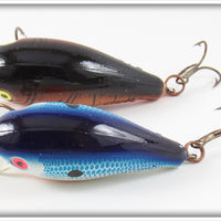 Mann's Brown Crawfish & Blue Shad Baby 1 Minus Pair