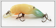Rebel White With Blue Claws Crawfish Lure