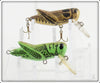 Rebel Green Grasshopper & Brown Cricket Crickhopper Pair 