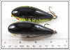 Mann's Chartreuse Crawdad & Chrome Black Scale 1 Minus Pair