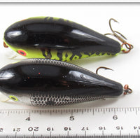 Mann's Chartreuse Crawdad & Chrome Black Scale 1 Minus Pair