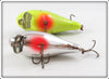 Mann's Chartreuse Crawdad & Chrome Black Scale 1 Minus Pair