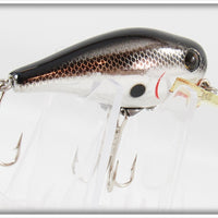 Vintage Heddon Nickel Black Chrome Timber Rattler Lure