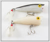 Vintage Rebel Silver/Black & Bone Pop R Lure Pair