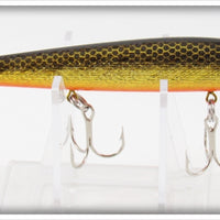 Vintage Rebel Gold & Black Scale Floater Lure