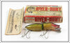 Vintage Heddon Perch Jointed River Runt Lure In Unmarked Box