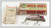 Vintage Heddon Shiner Scale River Runt Lure In Box 9110 P