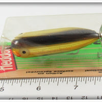 Heddon Gold Black Back Baby Torpedo On Card