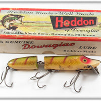 Vintage Heddon Perch Jointed Vamp Lure In Box