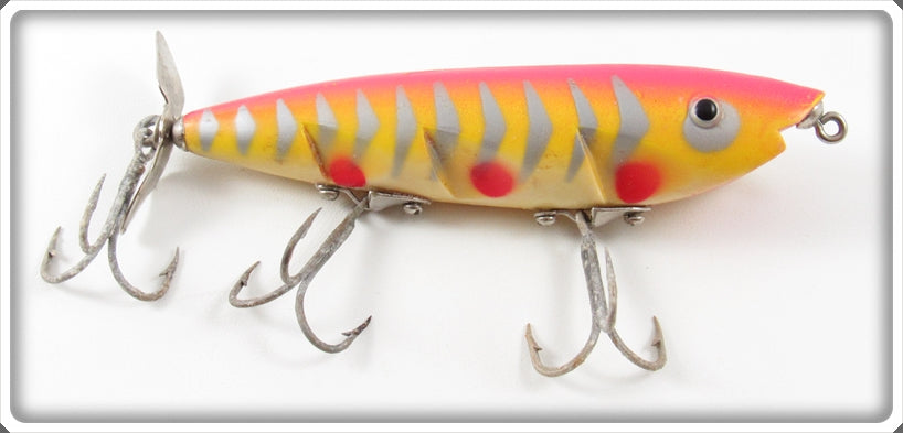 Luhr Jenson Or Rhoden's Yellow & Orange With Silver Ribs Johnny Rattler