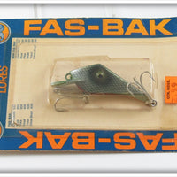 Vintage Butch Harris Shad Mini Fas-Bak Lure On Card 