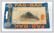 Vintage Butch Harris Shad Mini Fas-Bak Lure On Card