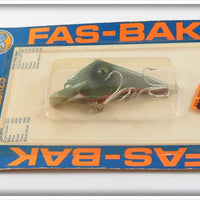 Vintage Butch Harris Shad Mini Fas-Bak Lure On Card