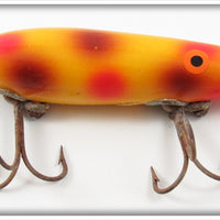 Vintage Bomber Bait Co. Yellow With Spots Jerk Lure