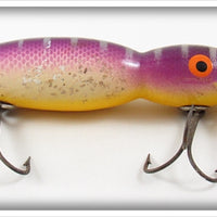 Vintage Bomber Bait Co. Purple Silver Flitter Water Dog Lure