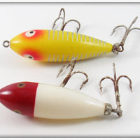 Heddon Yellow Shore & Red Head Baby Zara Pair