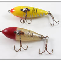 Heddon Yellow Shore & Red Head Baby Zara Pair