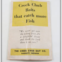 Vintage Creek Chub Catch More Fish Pocket Catalog